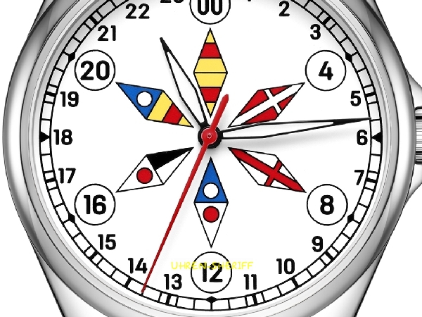 24 Stunden Einzeigeruhr von SVALBARD - Svalbard Bells GA32 Zifferblatt